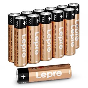 AAA-Batterie Lepro AAA-Alkalibatterien, 12 Stück, 1,5 V 1200 mAh