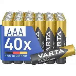 Aaa batterie varta batterien aa 40 stueck power on demand