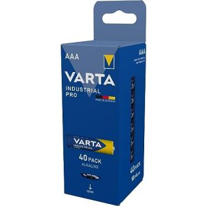 AAA-Batterie Varta Batterien AAA, 40 Stück, Industrial Pro, Alkaline