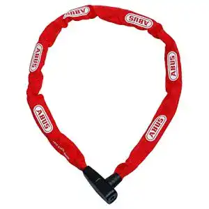 Abus kettenschloss abus unisex fahrradschloss 6800 rot 110 cm