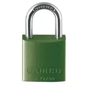 Abus vorhaengeschloss abus aluminium vorhangschloss 72 40 gruen 43600