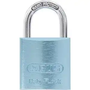 Abus vorhaengeschloss abus baby lock 645ti 30 hellblau 26357
