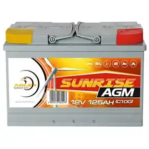 Agm batterie 120ah adler batterien versorgungsbatterie agm 125ah 12v