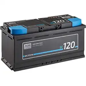 Agm batterie 120ah ective agm batterie sc120 12v 120ah wartungsfrei