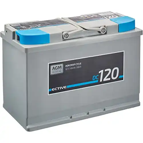 AGM-Batterie 120Ah ECTIVE DC120 Deep Cycle Versorgungsbatterie