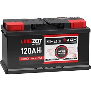 AGM-Batterie 120Ah LANGZEIT Batterien LANGZEIT AGM Batterie 120Ah 12V