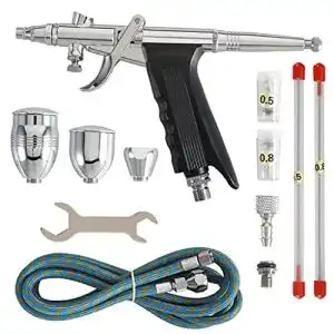 Airbrushpistole steeiro airbrush kit mehrzweckgravity feed