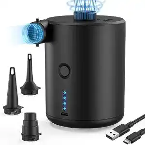 Akku luftpumpe aksoul elektrische luftpumpe akku pumpe tragbar