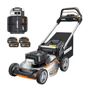 Akku rasenmaeher mit radantrieb worx wg761e nitro profi akku