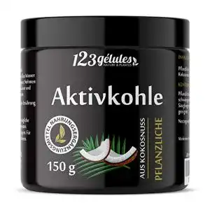 Aktivkohle fuer die zaehne 123gelules aktivkohle