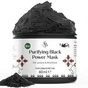 Aktivkohle maske mixedskins bio purifying black power mask
