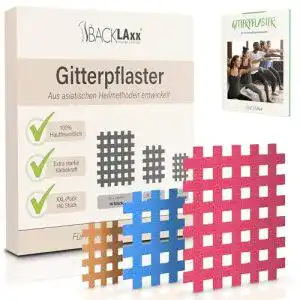 Akupunkturpflaster backlaxx gittertape 140 stueck