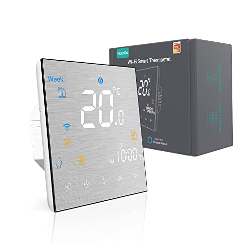 Alexa thermostat MoesGo Smart WiFi enabled thermostat
