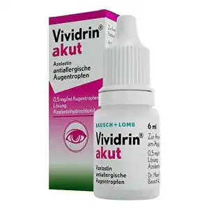 Allergie augentropfen dr gerhard mann vividrin akut azela