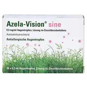 Allergie-Augentropfen Veasion Azela-Vision Sine 0,5 mg/ml