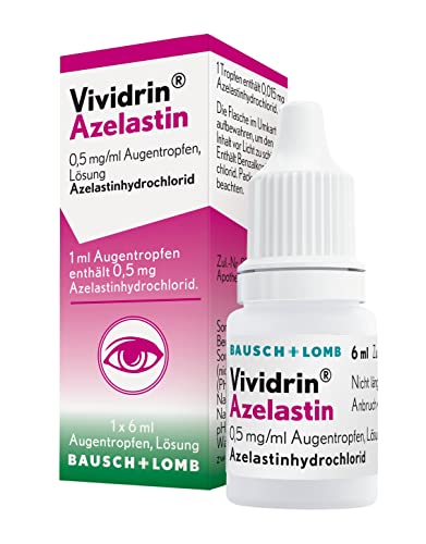 Allergie-Augentropfen Vividrin Azelastin Augentropfen 0,5 mg/ml