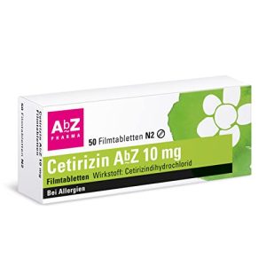 Allergietabletten AbZ Pharma Cetirizin AbZ 10 mg Filmtabletten - allergietabletten abz pharma cetirizin abz 10 mg filmtabletten