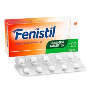 Allergietabletten Fenistil Dragees, Dimetindenmaleat 1 mg - allergietabletten fenistil dragees dimetindenmaleat 1 mg