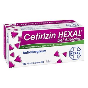 Allergietabletten Hexal Cetirizin bei Allergien, 100 St. - allergietabletten hexal cetirizin bei allergien 100 st