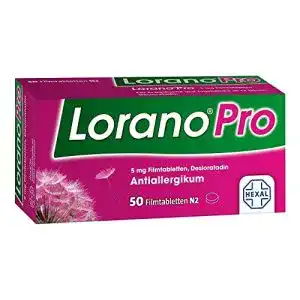 Allergietabletten lorano pro 5 mg filmtabletten 50 st