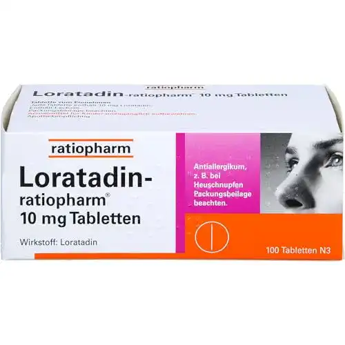 Allergietabletten Loratadin von Ratiopharm im Vergleich