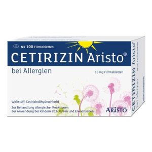 Allergietabletten TK.JP Cetirizin Aristo bei Allergien 10 mg - allergietabletten tk jp cetirizin aristo bei allergien 10 mg