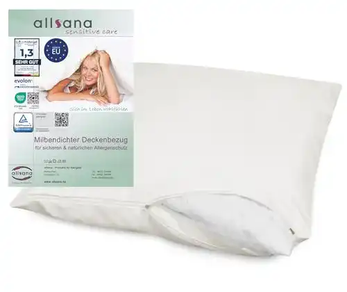 Allergiker-Bettwäsche allsana Allergiker Kissenbezug 80x80 cm