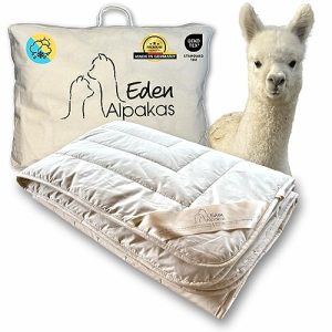 Alpaka-Bettdecke Eden Alpakas, Ganzjahresdecke - alpaka bettdecke eden alpakas ganzjahresdecke