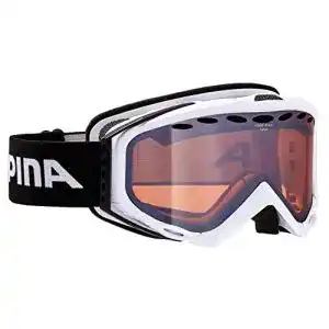 Alpina skibrille alpina turbo hm skibrille white hybrid mirror