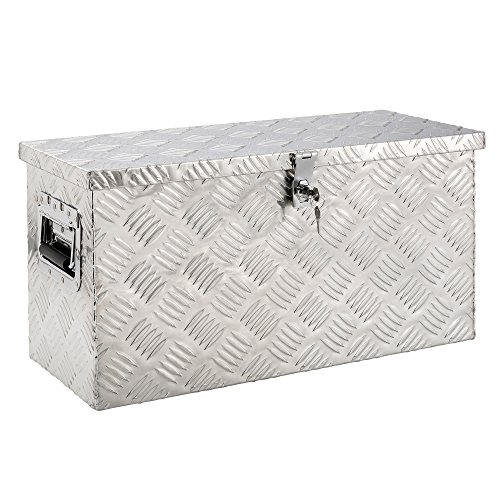 Aluboxen Arebos Aluminium Werkzeugbox mit Schloss