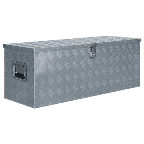 Aluboxen vidaXL Werkzeugbox Aluminium 110,5×38,5x40cm Alu