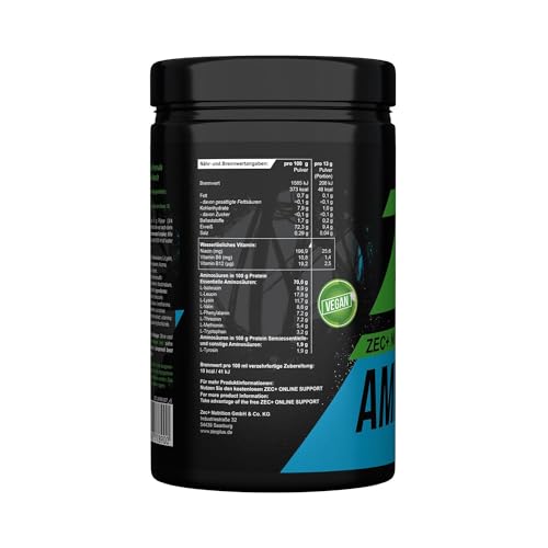 Complejo de aminoácidos Zec+ Nutrition Amino EAA en polvo, 500 g