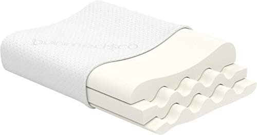 Anti-snoring pillow bonmedico ergonomic pillow large