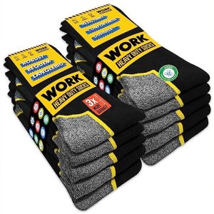 Arbeitssocken SOXCO 10 Paar Herren WORK Socks, 43-46
