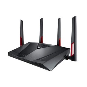 Asus-Router ASUS RT-AC88U Gaming Router (Ai Mesh WLAN System, WiFi 5