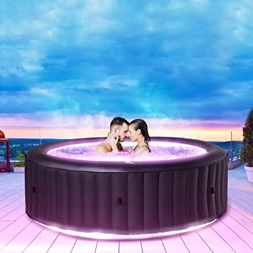 Aufblasbarer Whirlpool Miweba MSpa mit LED Beleuchtung