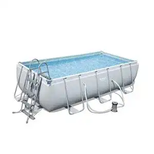 Aufstellpool rechteckig bestway frame pool power steel set