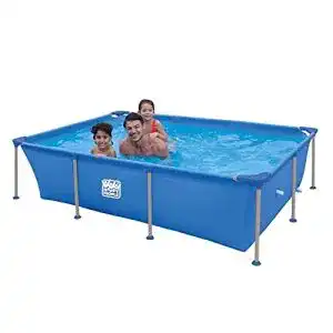 Aufstellpool rechteckig happy people piscine tubulaire 258x179x66