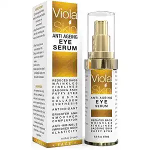 Augenserum violaskin premium anti aging gegen dunkle augenringe