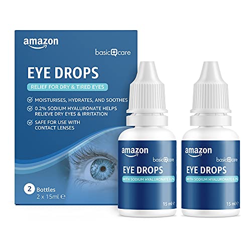 Augentropfen Amazon Basic Care mit Natriumhyaluronat 0,2%