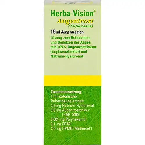 Augentropfen von Herba-vision mit Augentrost für natürliche Augenpflege