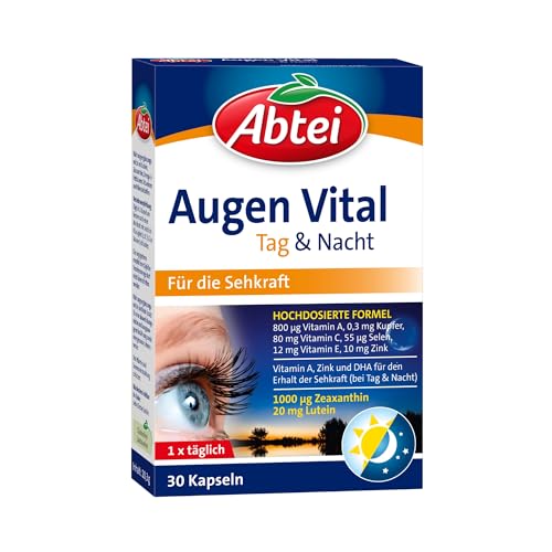 Augenvitamine Abtei Augen Vital Tag und Nacht, mit Vitamin A