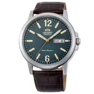 Automatikuhren orient herren analog automatik uhr mit leder armband
