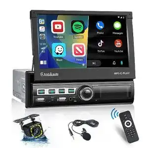 Autoradio mit ausfahrbarem display hikity autoradio 1din mit apple