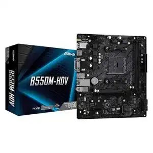 B550 mainboard asrock b550m hdv socket am4 micro atx amd b550