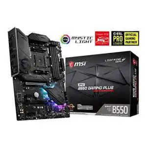 B550 mainboard msi mpg b550 gaming plus atx amd am4 ddr4 m 2 usb 3 2