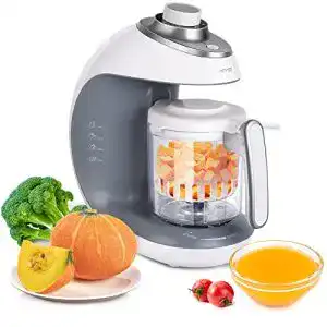 Babynahrungszubereiter kyg bfp 1800mt 5 in 1 dampfgarer und mixer