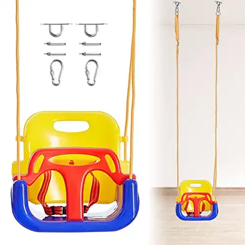 Babyschaukel Outdoor von Funlio mit 2,8 m Seil und Deckenhaken