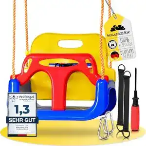 Babyschaukel outdoor wolkenglueck babyschaukel 3 in 1