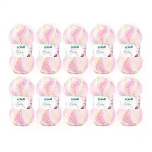 Babywolle gruendl baby color 10 knaeuel a 50 g wolle
